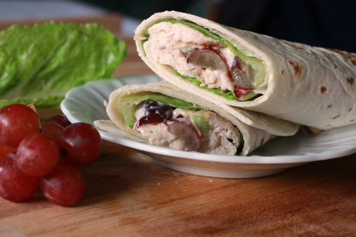 Grilled-Chicken-Salad-Wrap